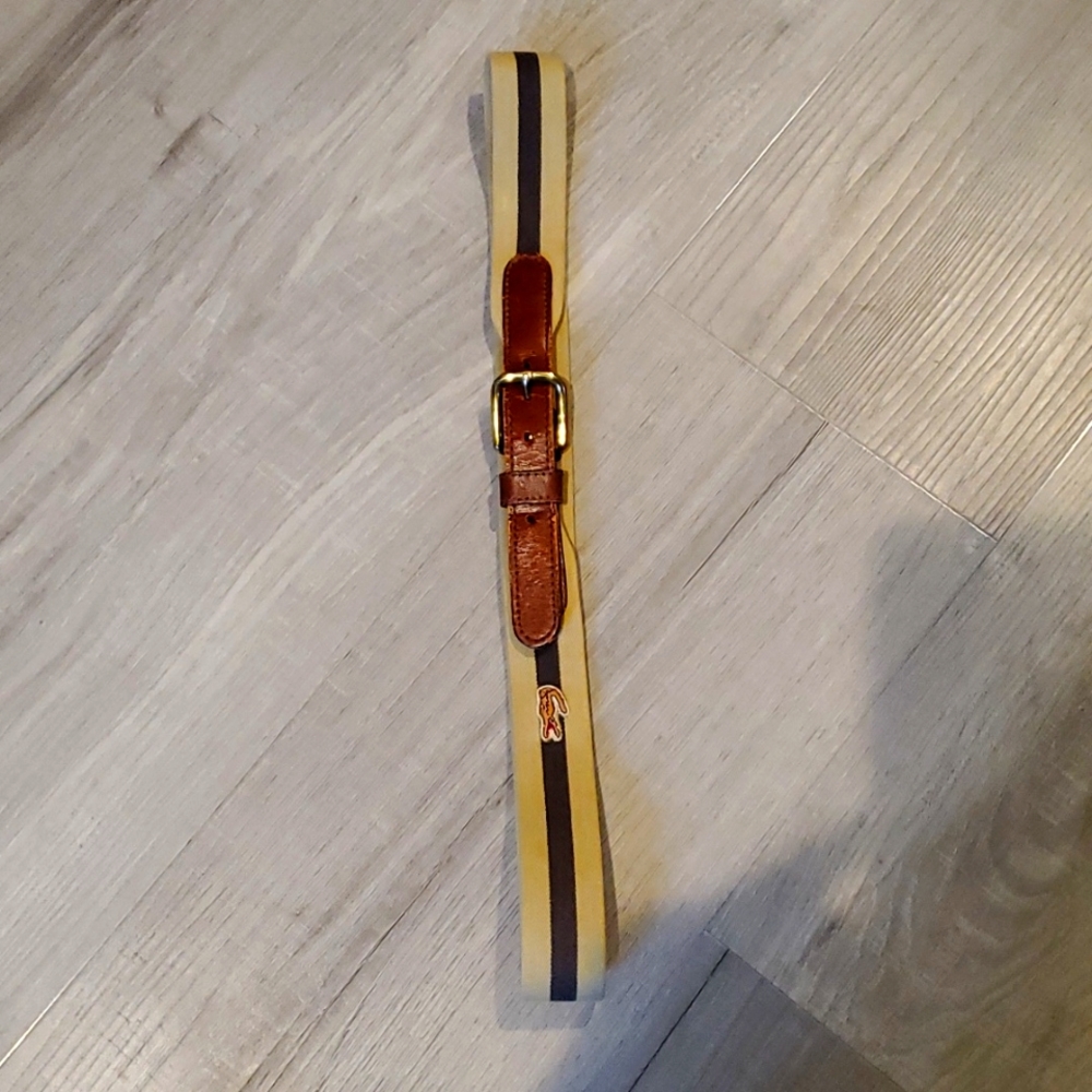 Vintage Lacoste Izod Kids belt Size 34/85